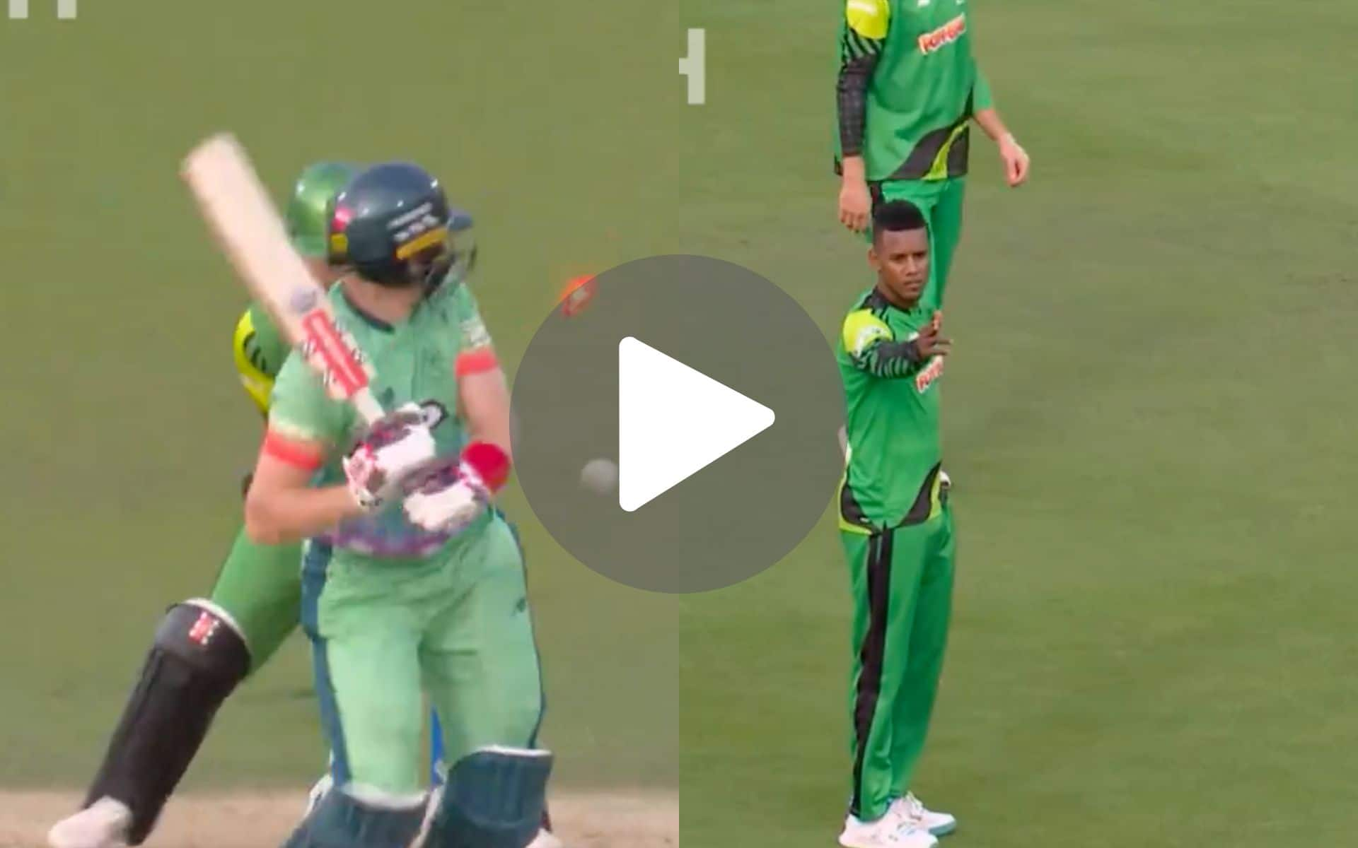 [Watch] Akeal Hosein Celebrates Pair Of Wickets In The Hundred 2024 Final With Viral Turkish Shooter's Pose 